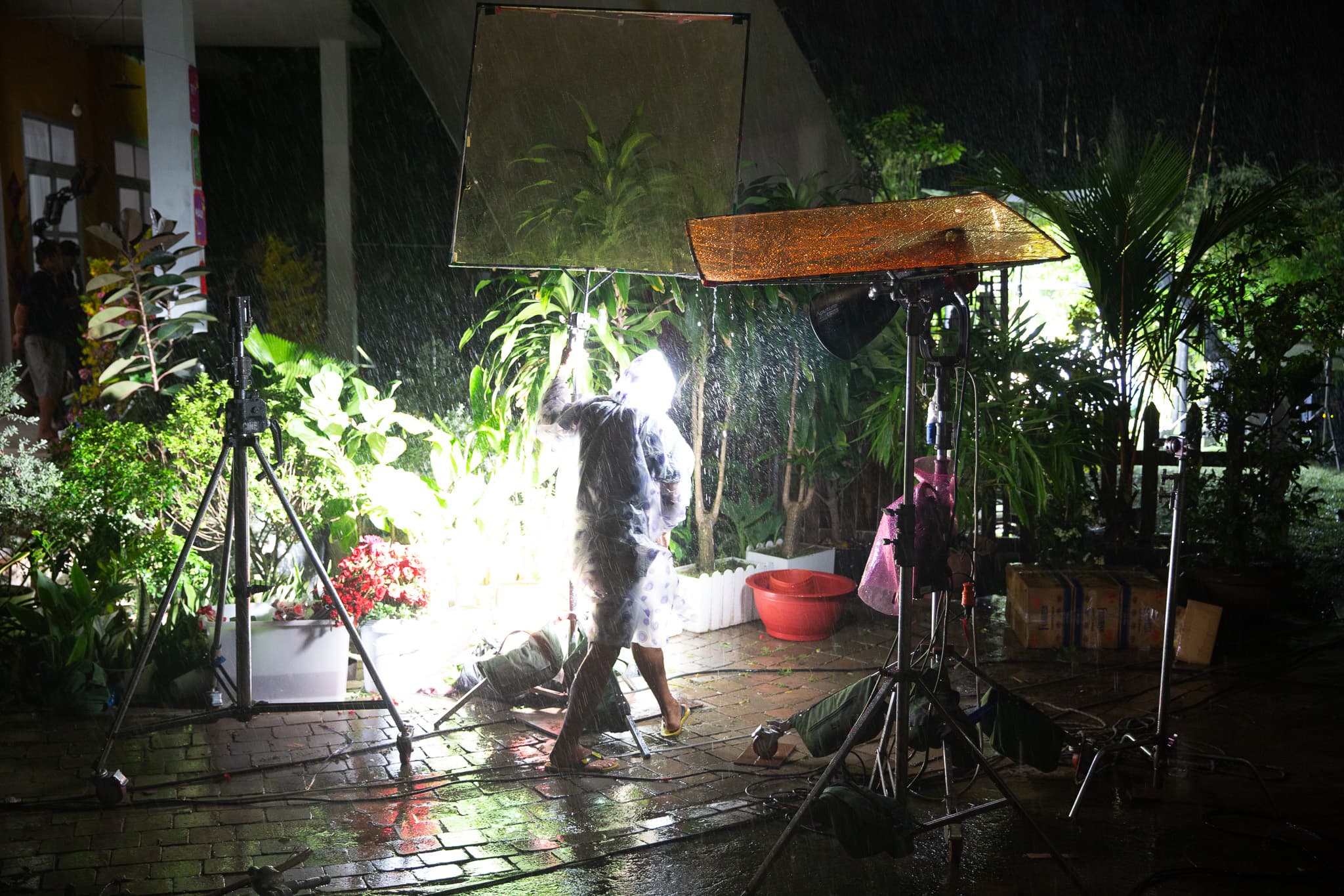 behind the scenes