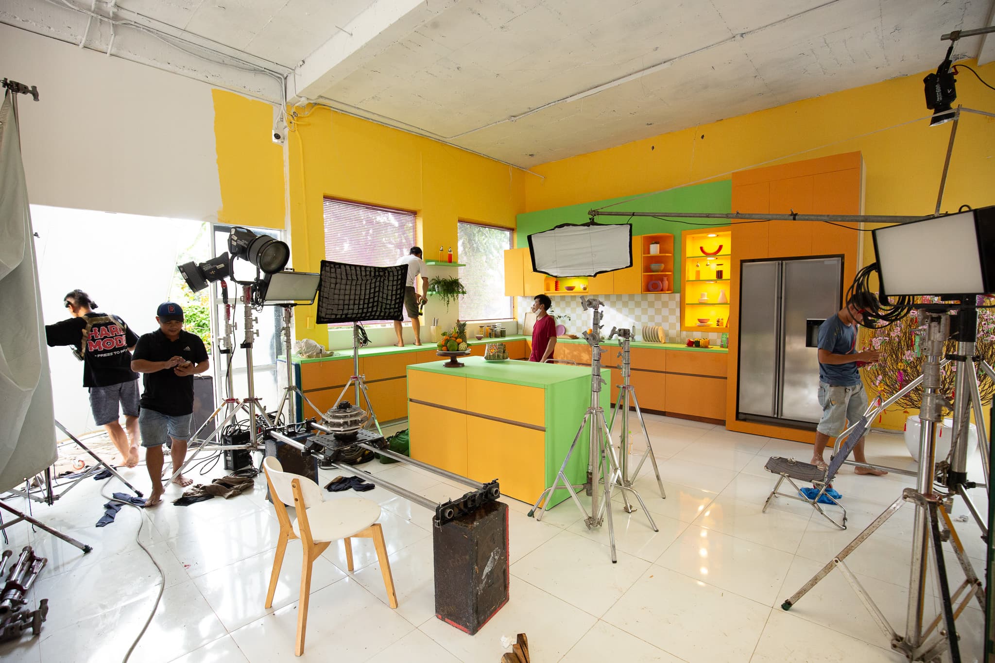 behind the scenes