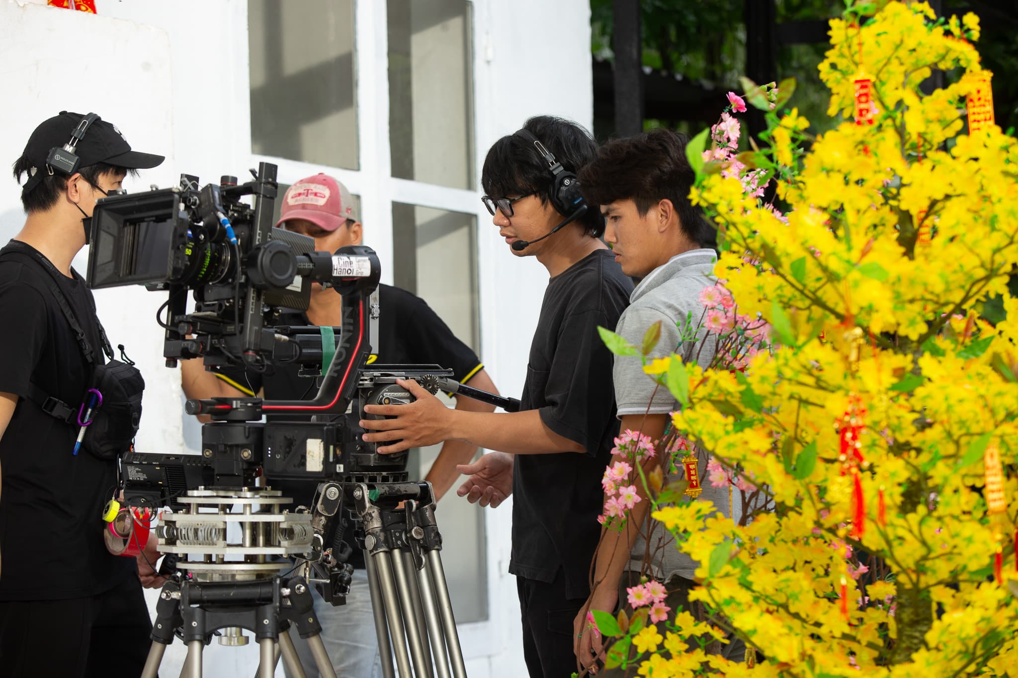 behind the scenes