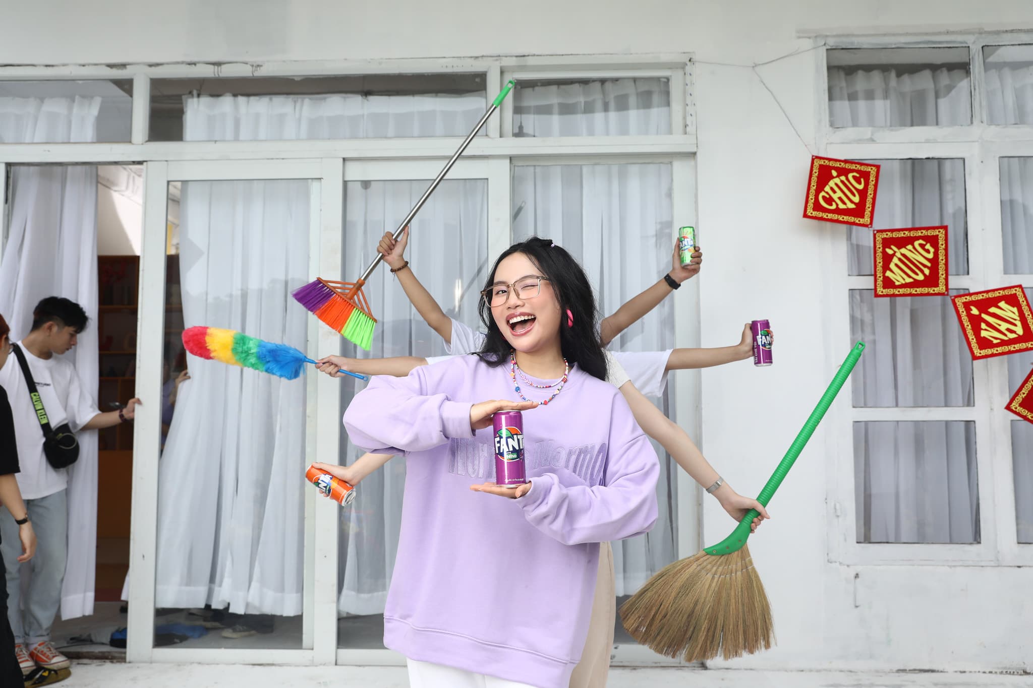 behind the scenes