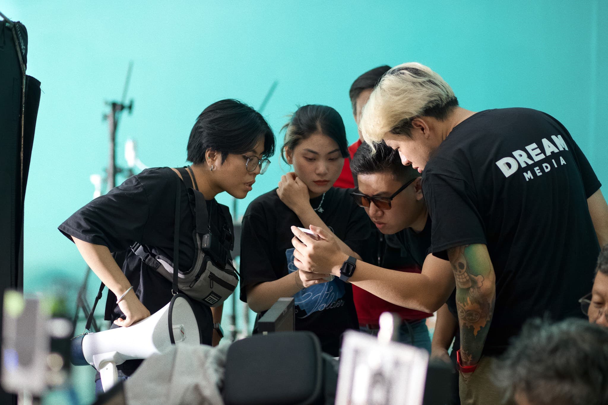 behind the scenes