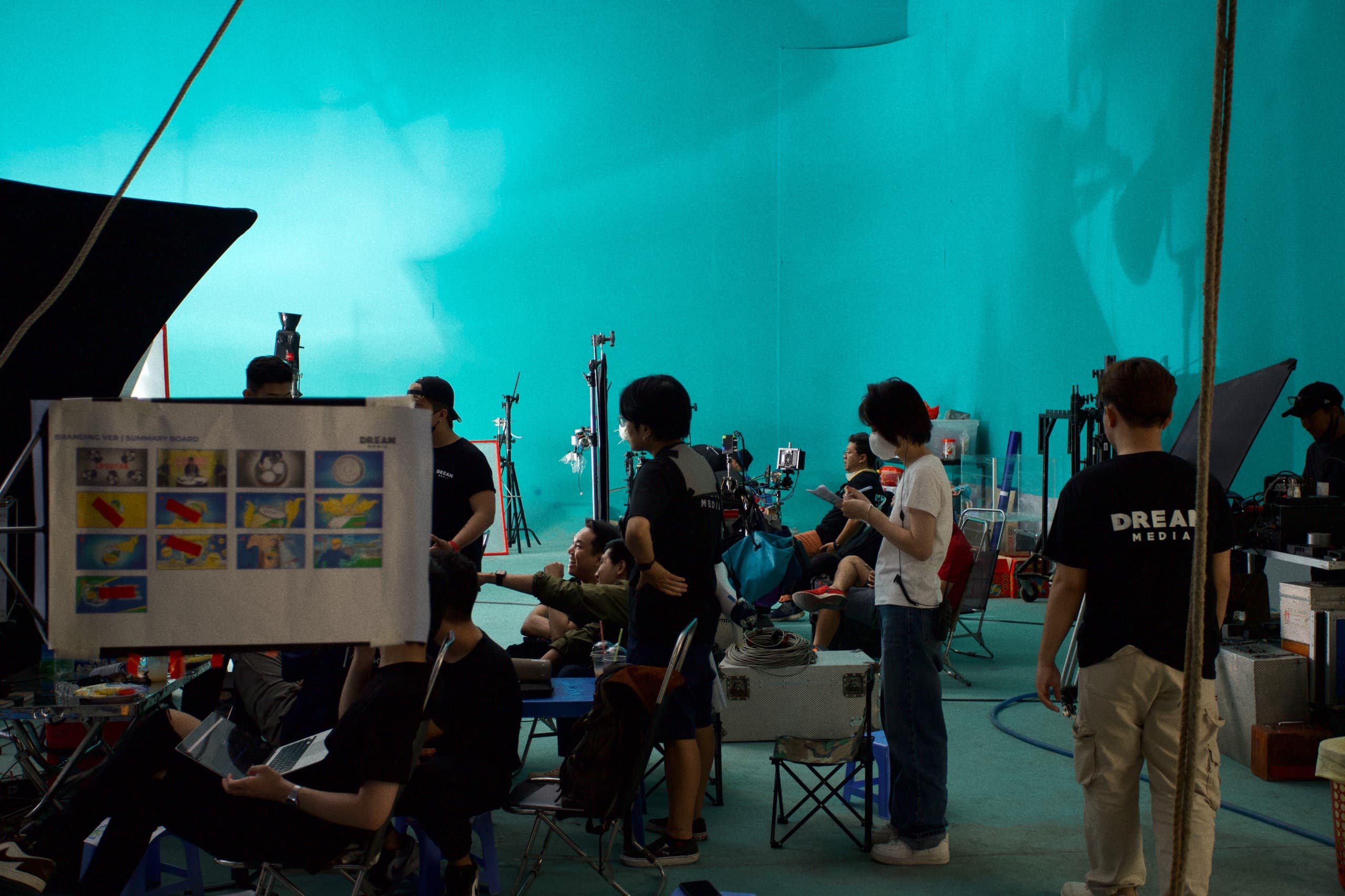 behind the scenes