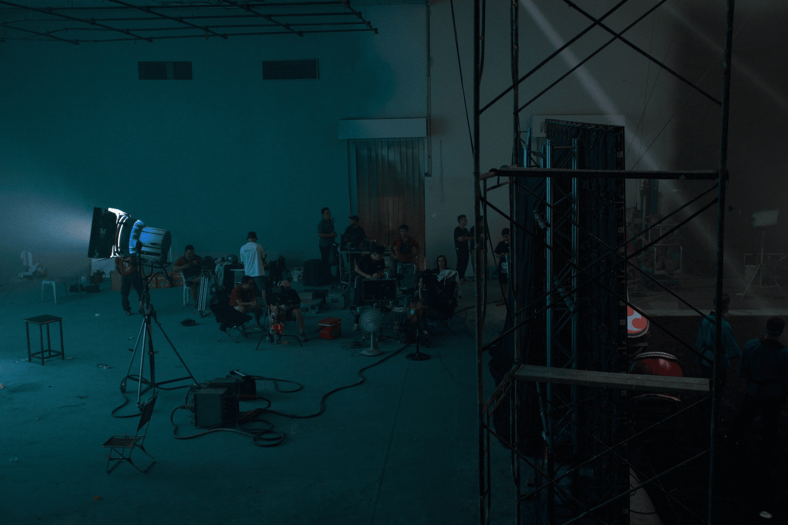 behind the scenes