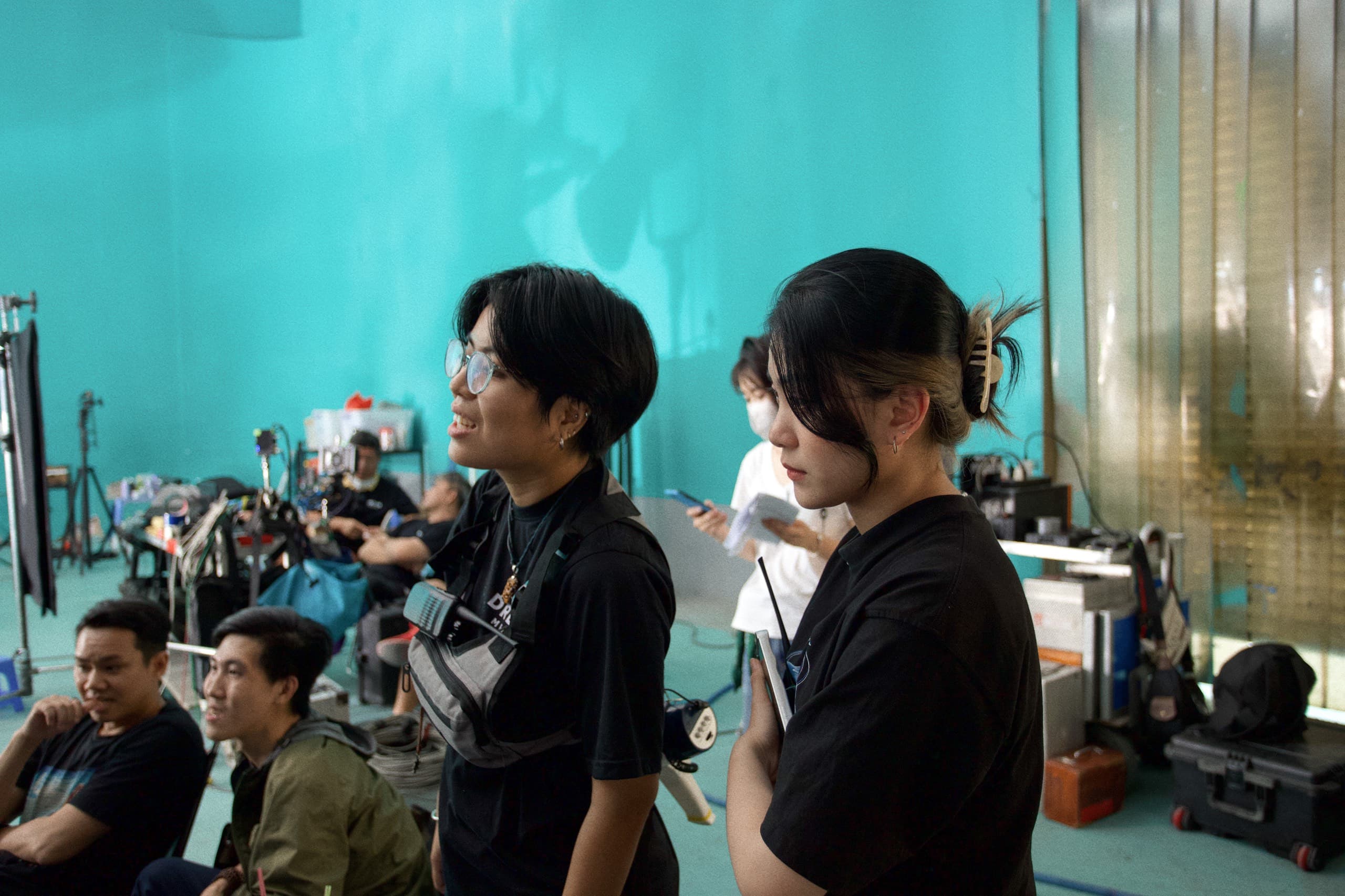 behind the scenes
