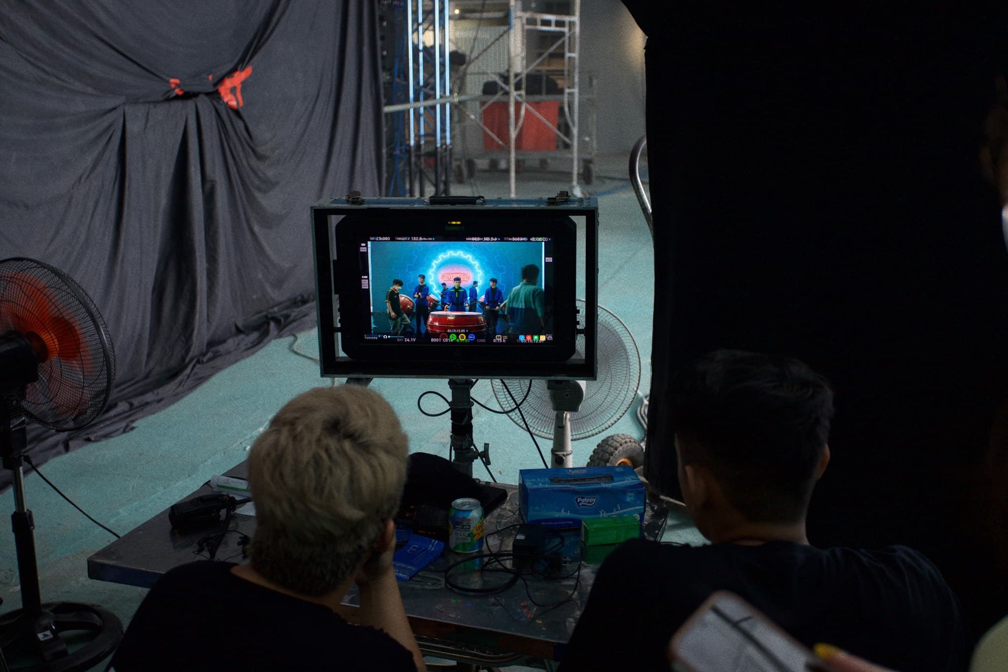 behind the scenes