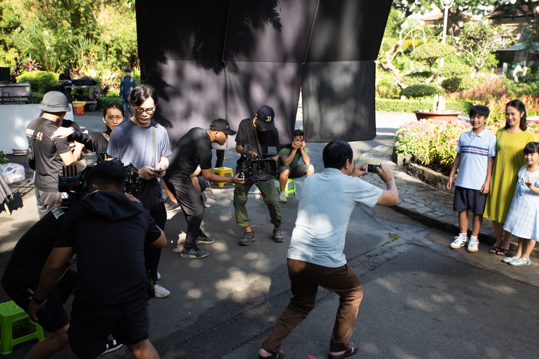 behind the scenes