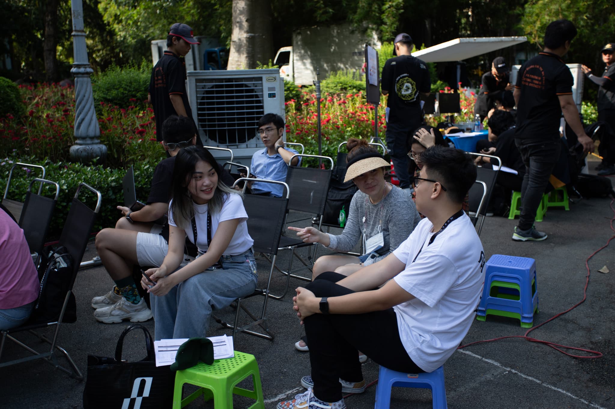 behind the scenes