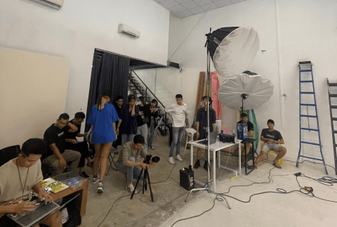 behind the scenes