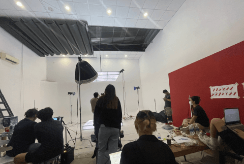 behind the scenes