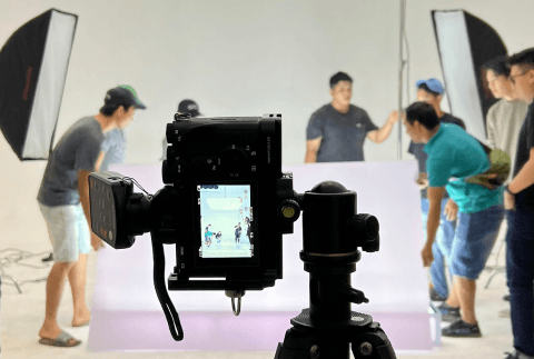 behind the scenes