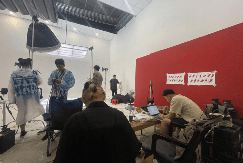 behind the scenes