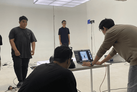 behind the scenes