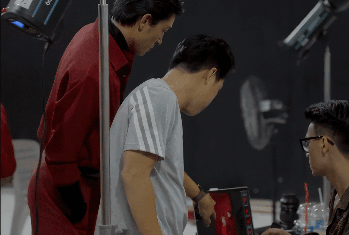 behind the scenes
