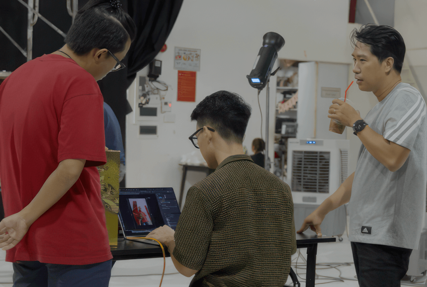 behind the scenes