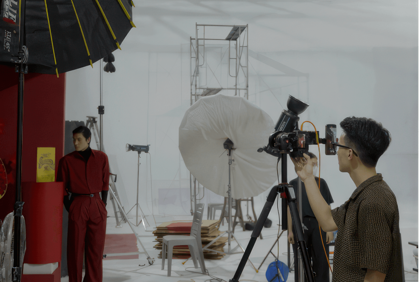behind the scenes
