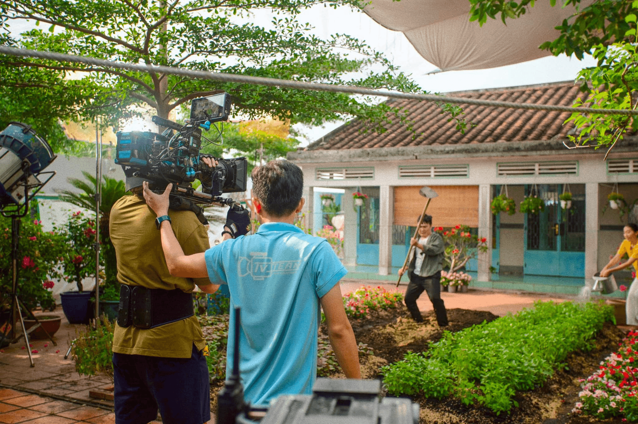 behind the scenes