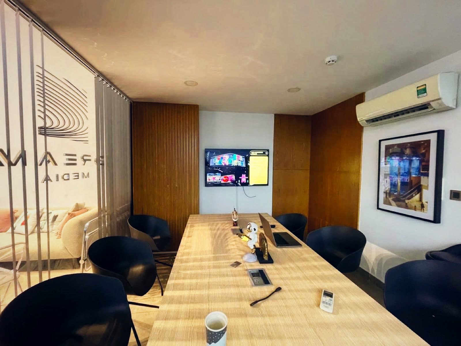The meeting room